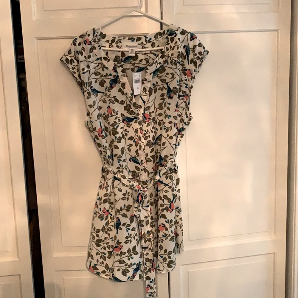 Floral Maternity Shirt